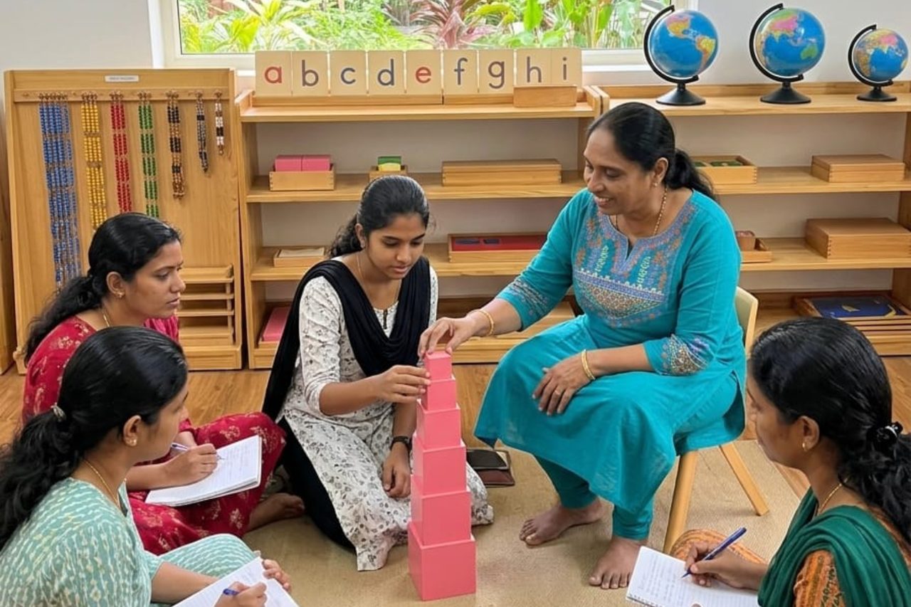 Prepared Montessori training room in Kochi